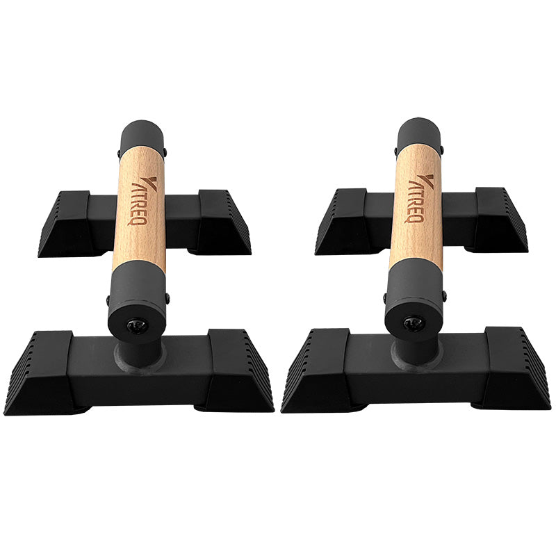 ATREQ Wooden Push Up Bars