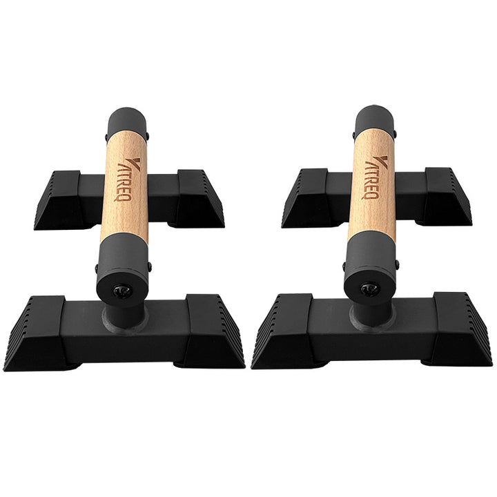 ATREQ Wooden Push Up Bars