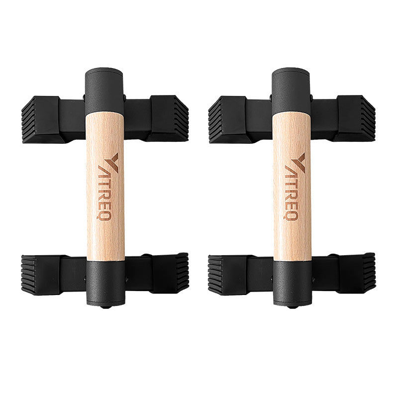 ATREQ Wooden Push Up Bars