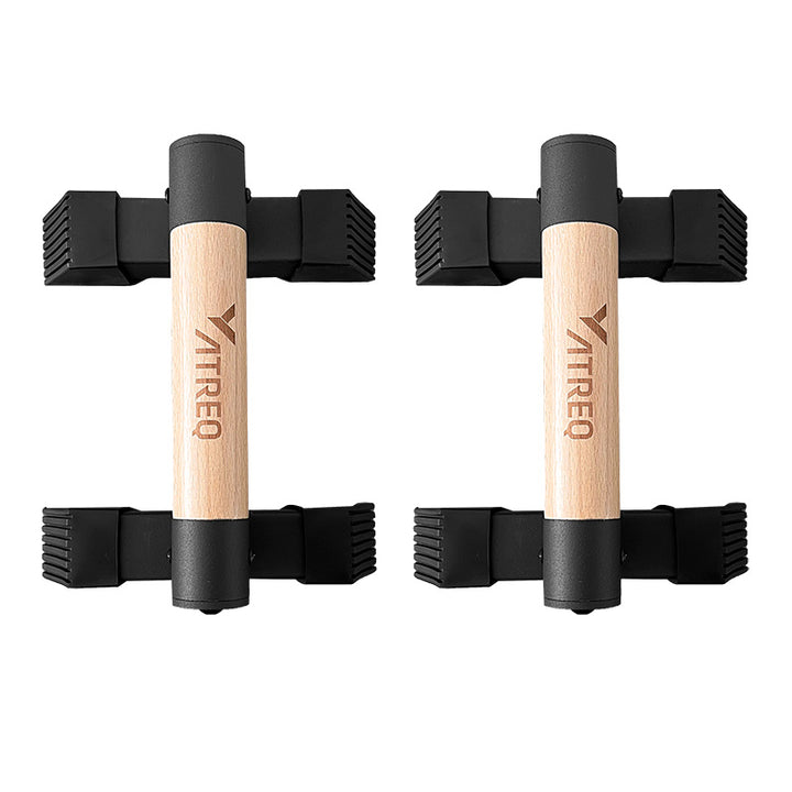 ATREQ Wooden Push Up Bars