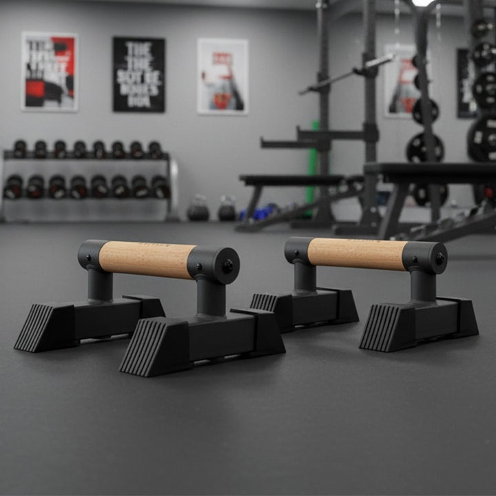 ATREQ Wooden Push Up Bars