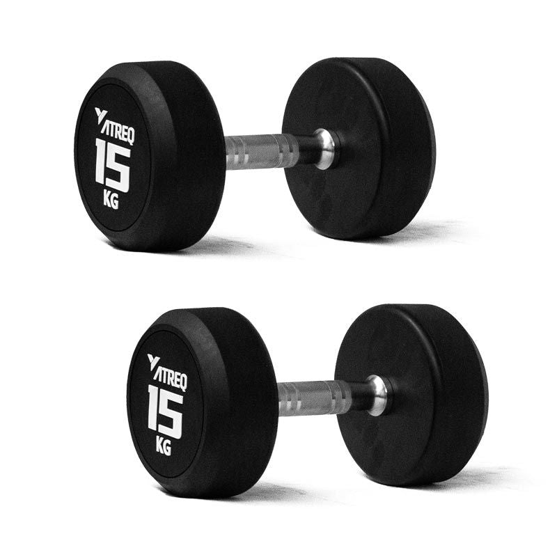 ATREQ Elite Rubber Dumbbells