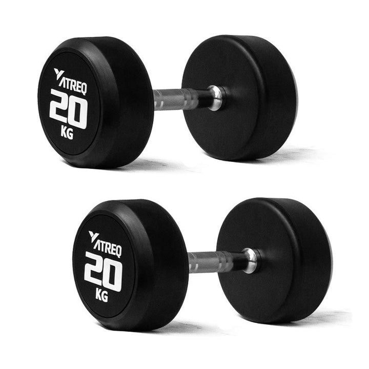 ATREQ Elite Rubber Dumbbells