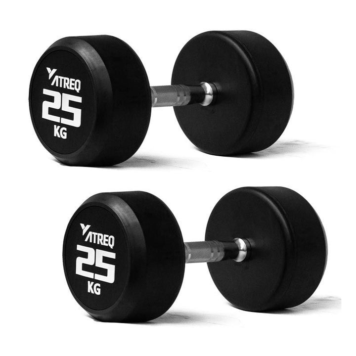 ATREQ Elite Rubber Dumbbells