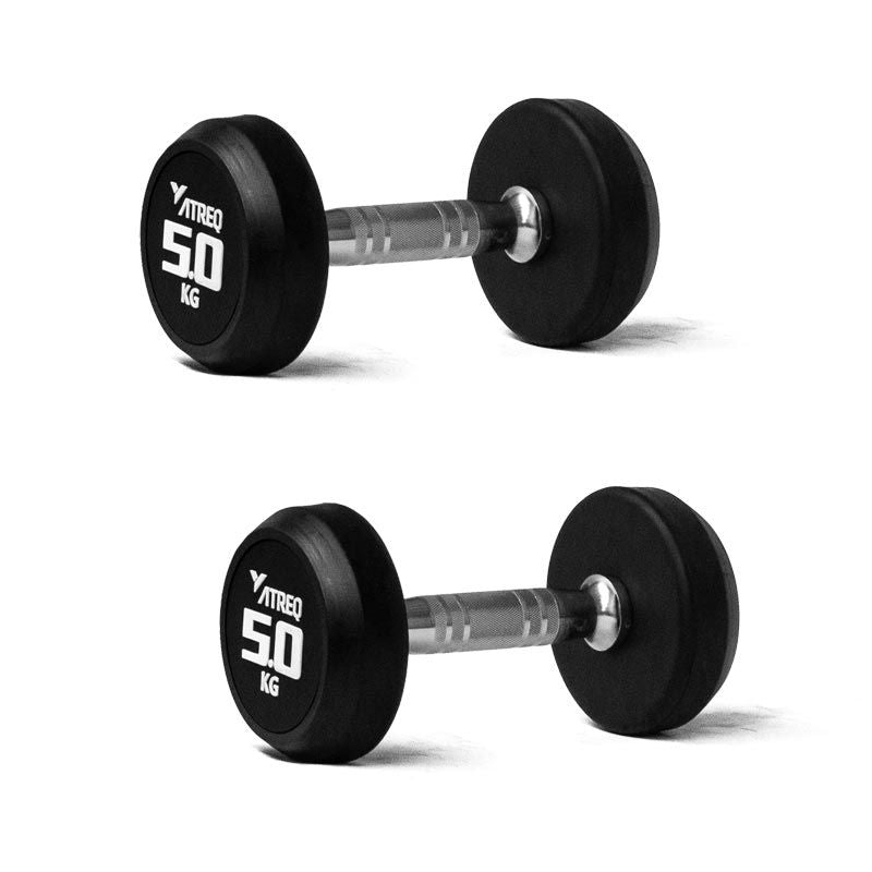 ATREQ Elite Rubber Dumbbells