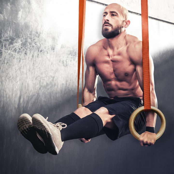 ATREQ Wooden Gym Rings