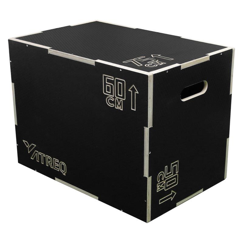 ATREQ 3 in 1 Wooden Anti Slip Plyo Box