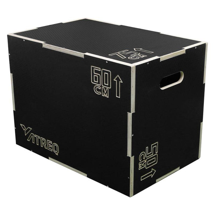 ATREQ 3 in 1 Wooden Anti Slip Plyo Box