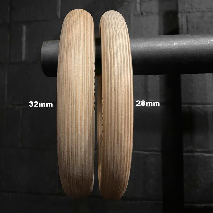ATREQ Wooden Gym Rings