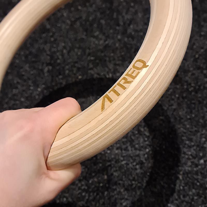 ATREQ Wooden Gym Rings